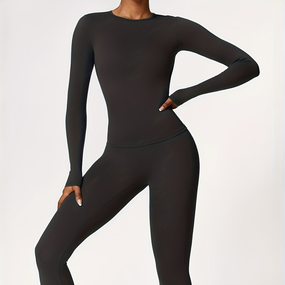Pilates Yoga &A - Tight-fitting yoga suit slim long-sleeved outdoor