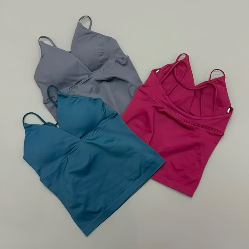 Pilates Yoga Wrap Top - Vision Twist Front Longline Top Women