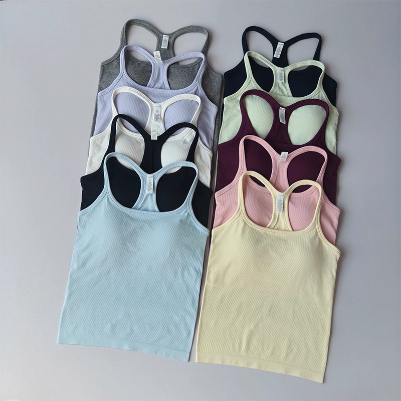 Pilates Yoga Wrap Top - Summer Women's Yoga Camisole Sports Vest