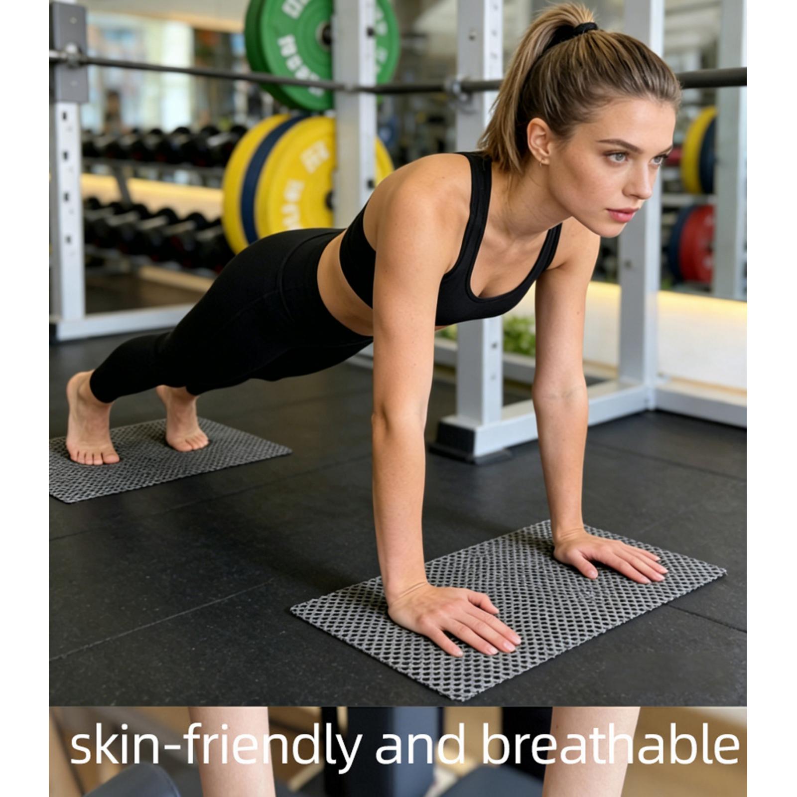 Pilates Yoga Core - 2Pcs/Set Pilates Nonslip Mat Stable PVC