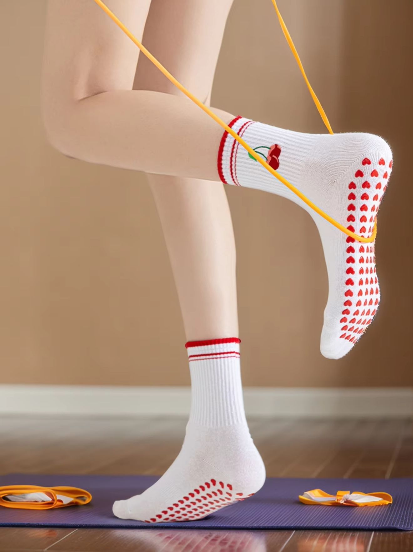 Pilates Yoga &A - 1 Pairs Cross-Border Professional Yoga Socks,