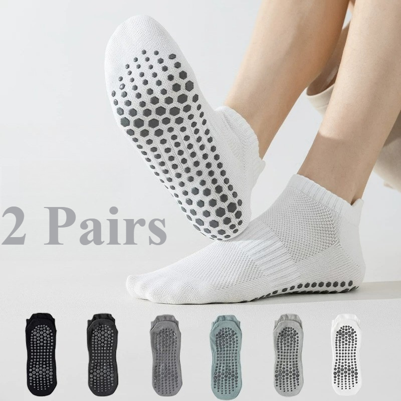 Pilates Yoga &A - 2/1Pairs Men Silicone Anti Slip Yoga