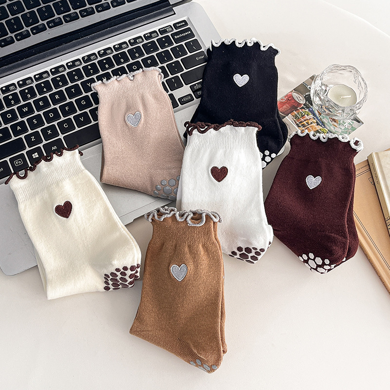 Yoga Socks Women Cotton Heart  - Pilates Yoga &A recension och pris