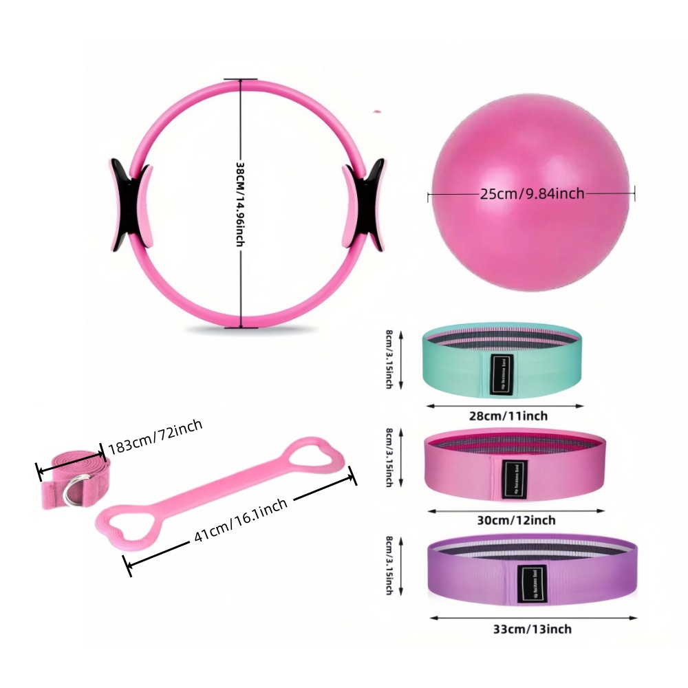 8-piece Pilates Ring Ring Set  - Pilates Yoga Ring recension och pris