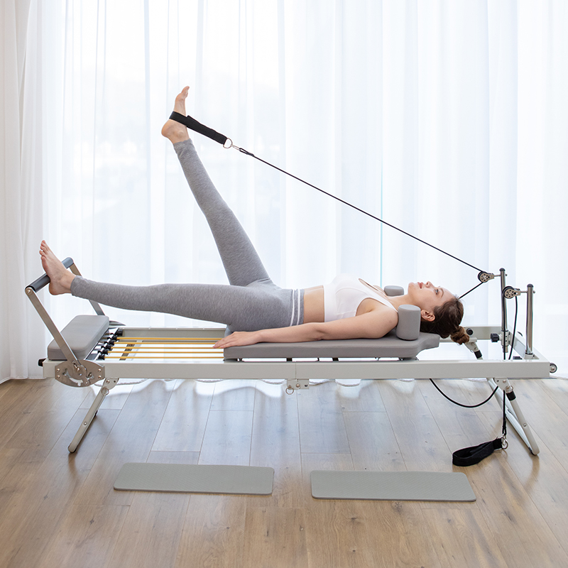 Large Folding Pilates Reformer - Pilates Yoga Weight Loss recension och pris