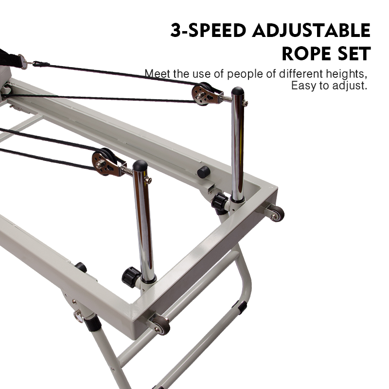 Large Folding Pilates Reformer - Pilates Yoga Weight Loss recension och pris