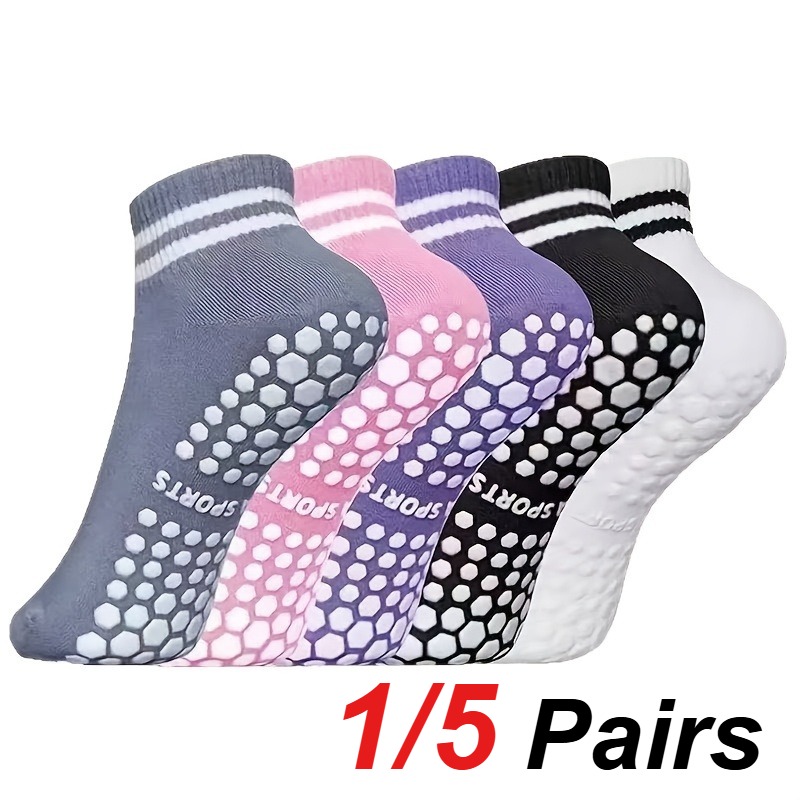 1/5 Pair Women's Silicone Anti - Pilates Yoga &A recension och pris