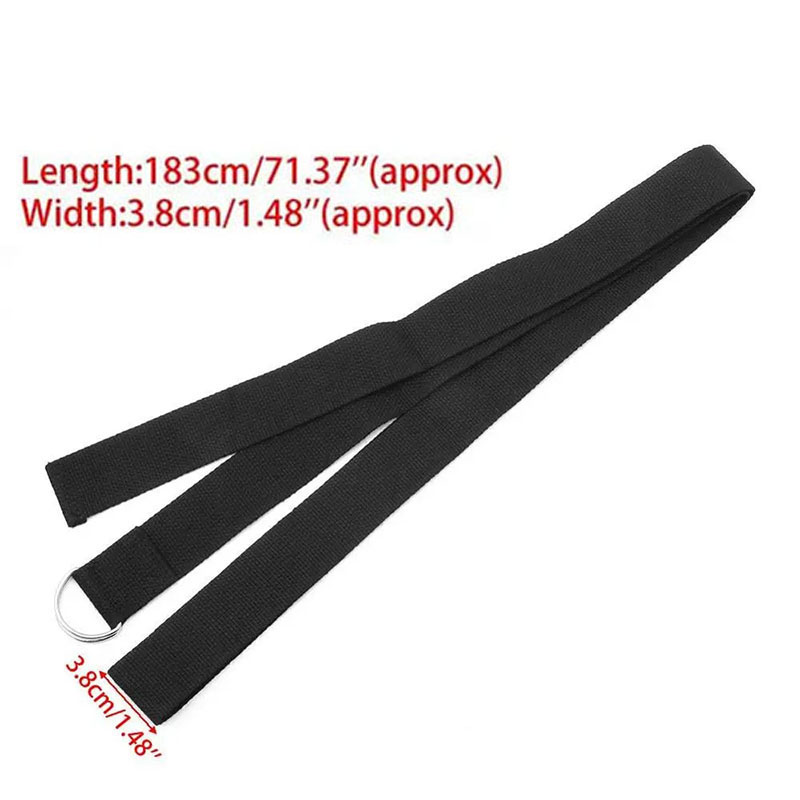 183*3.8cm Yoga Strap Cotton Ex - Pilates Yoga Ring recension och pris