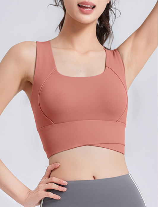 Women High Waist Crisscross Sp - Pilates Yoga Wrap Top recension och pris