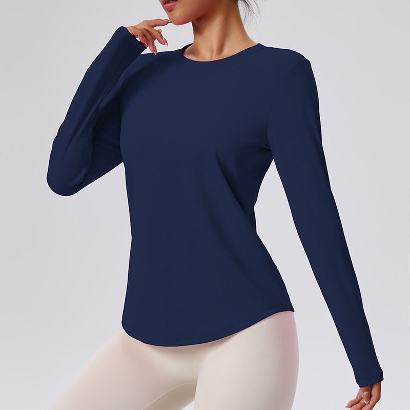 Women's Round Neck Fitness Yog - Pilates Yoga Wrap Top recension och pris