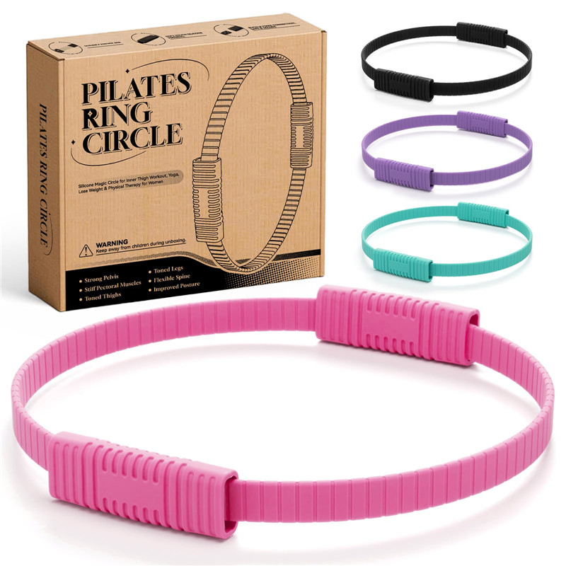 Eco-Friendly Double Handle Sil - Pilates Yoga Ring recension och pris