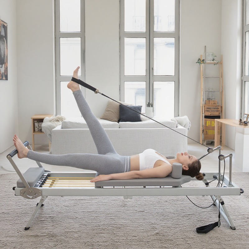 Large Folding Pilates Reformer - Pilates Yoga Weight Loss recension och pris