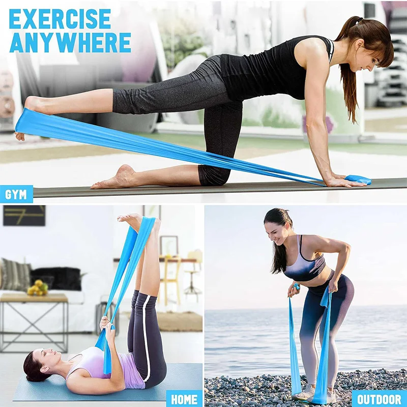 Elastic Yoga Fitness Bands Yog - Pilates Yoga Core recension och pris