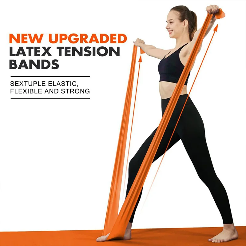 Elastic Yoga Fitness Bands Yog - Pilates Yoga Core recension och pris